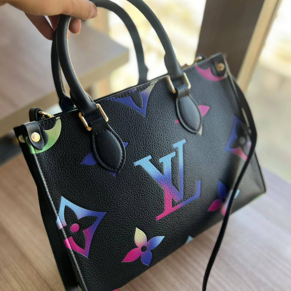 Gradient Monogram Satchel in Vibrant Green 👜✨