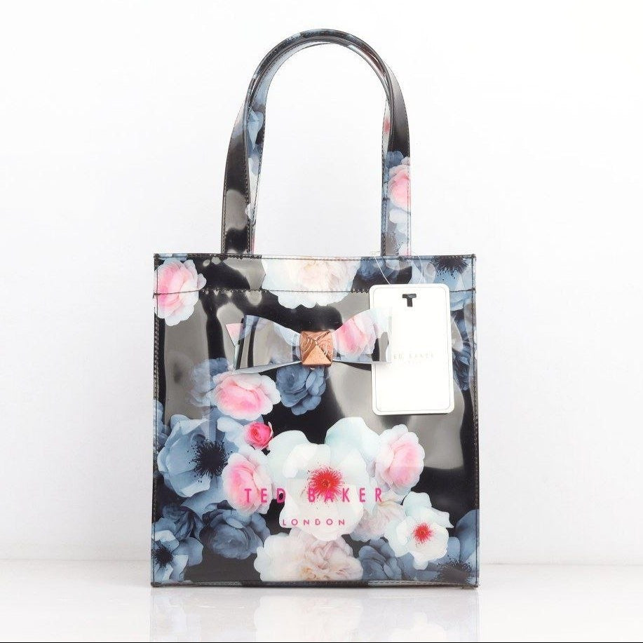 Ted Baker Floral Silicone Mirror Bag with Bow Detail 🌸✨