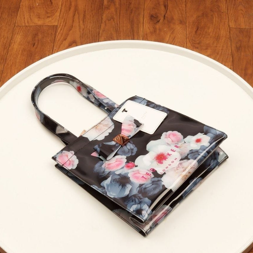 Ted Baker Floral Silicone Mirror Bag with Bow Detail 🌸✨