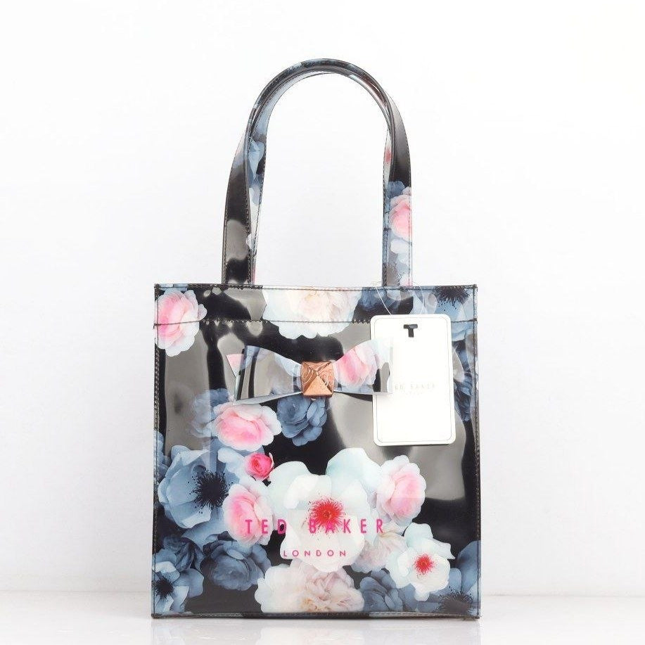 Ted Baker Floral Silicone Mirror Bag with Bow Detail 🌸✨