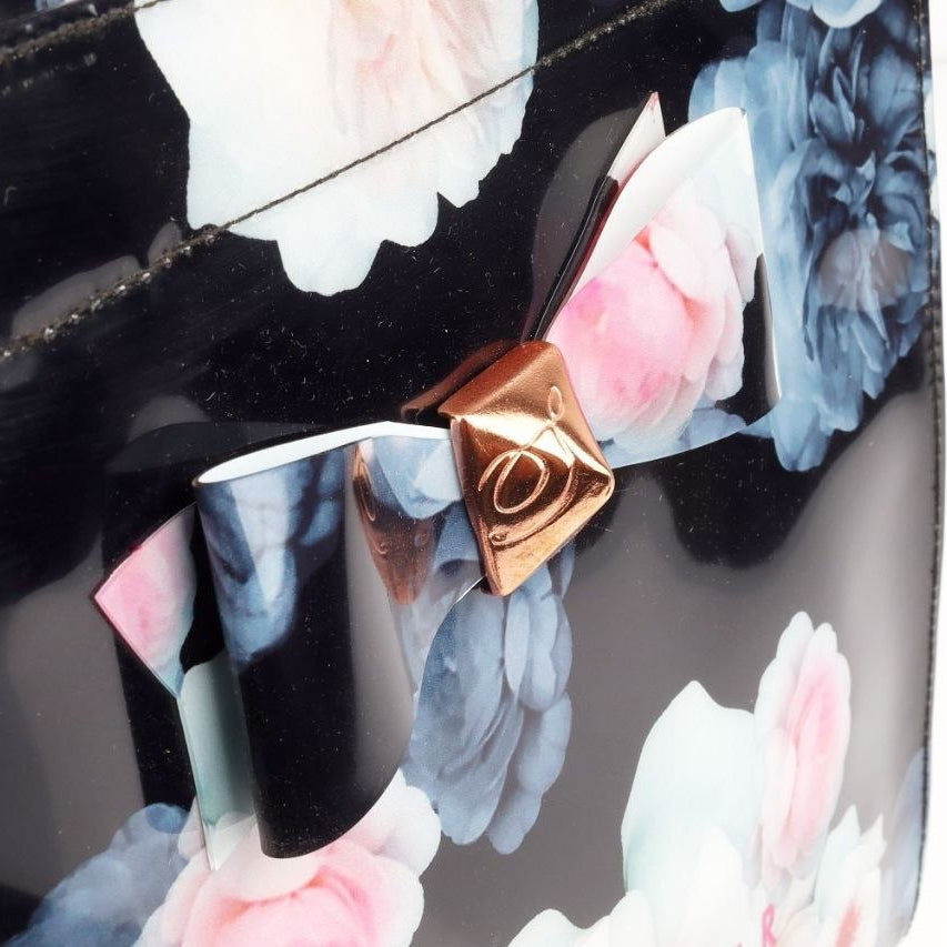 Ted Baker Floral Silicone Mirror Bag with Bow Detail 🌸✨