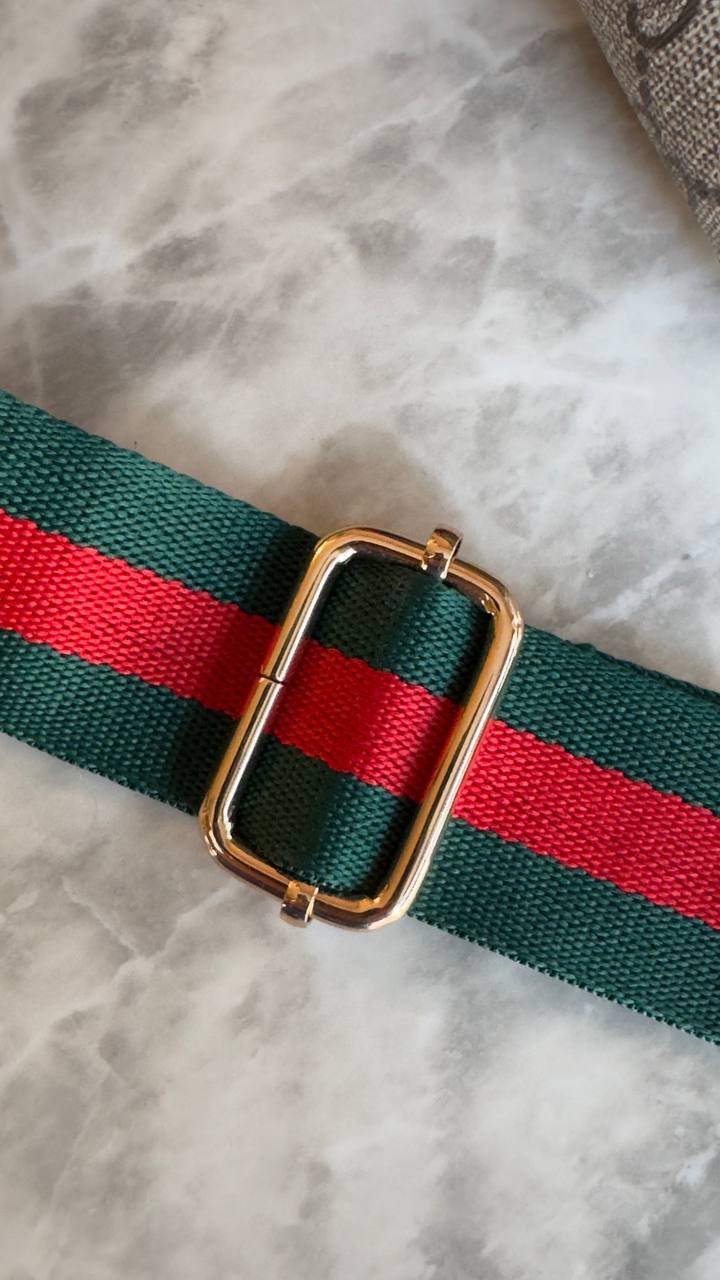 Gucci GG Supreme Canvas Belt Bag with Signature Web Stripe 👜✨