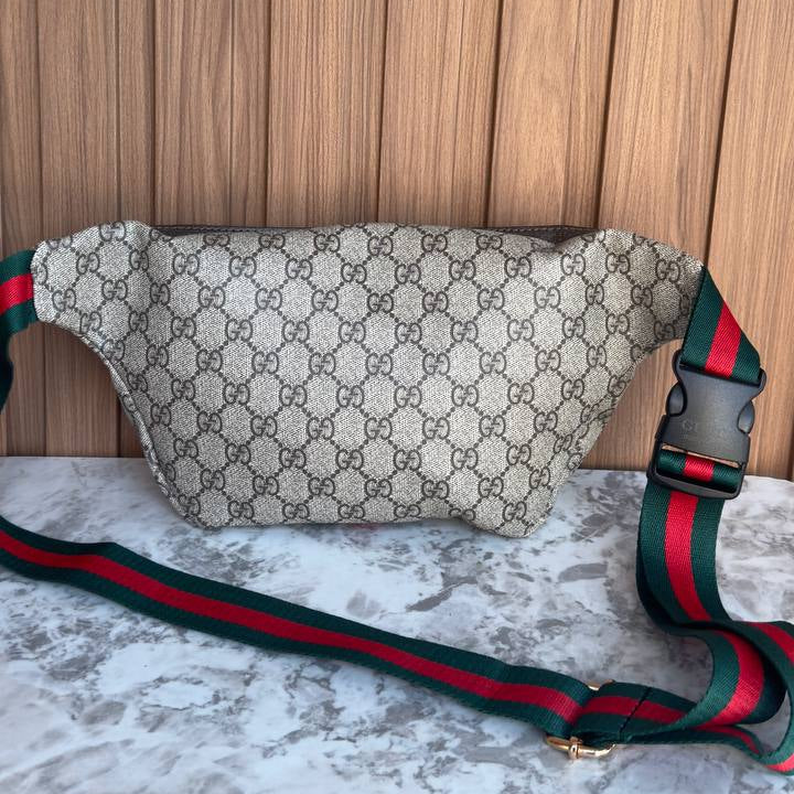 Gucci GG Supreme Canvas Belt Bag with Signature Web Stripe 👜✨