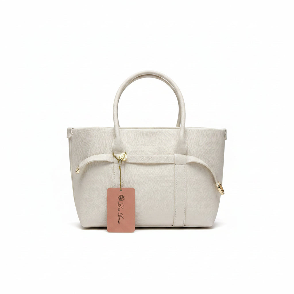 Loro Piana Textured Tote with Gold-Tone Hardware ✨👜