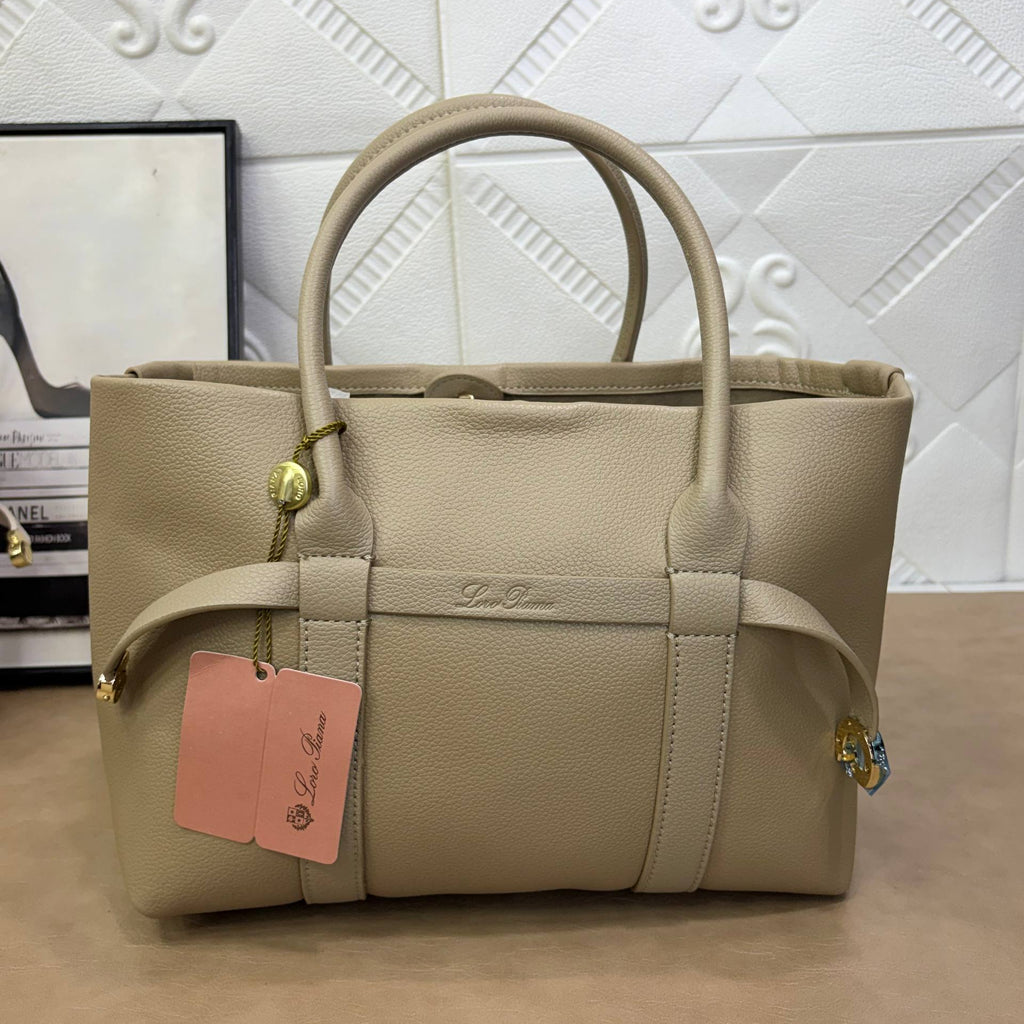 Loro Piana Textured Tote with Gold-Tone Hardware ✨👜