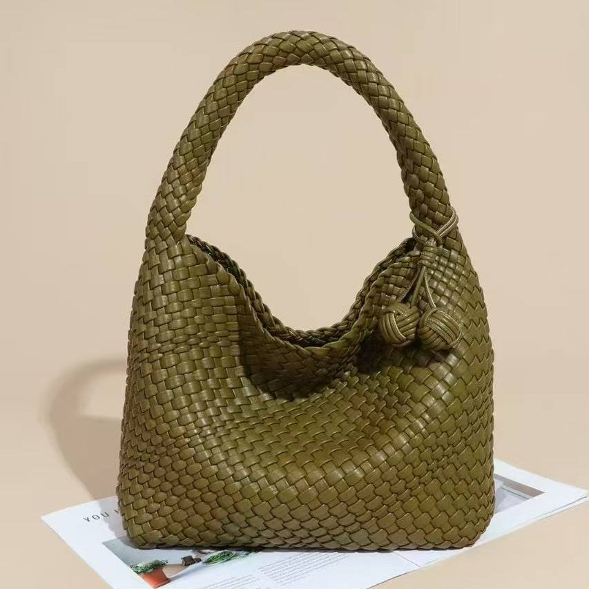 Bottega Style Woven Knot Handbag in Metallic Gold ✨👜