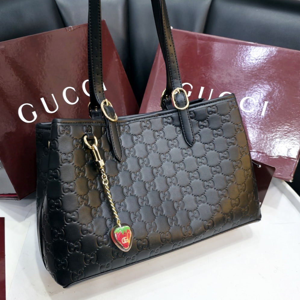 Gucci Mirror Original Embossed PU Leather Handbag 🍓👜