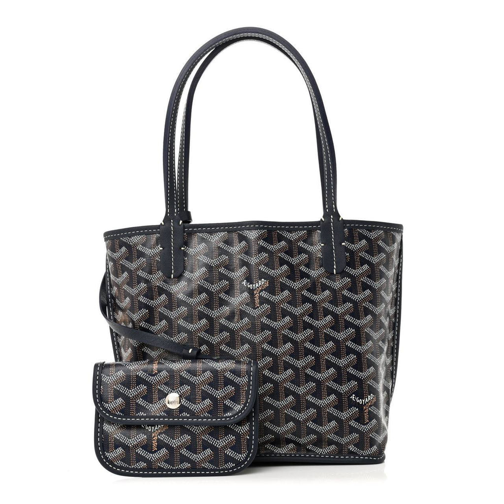 Chevron Print Tote Bag with Matching Pouch