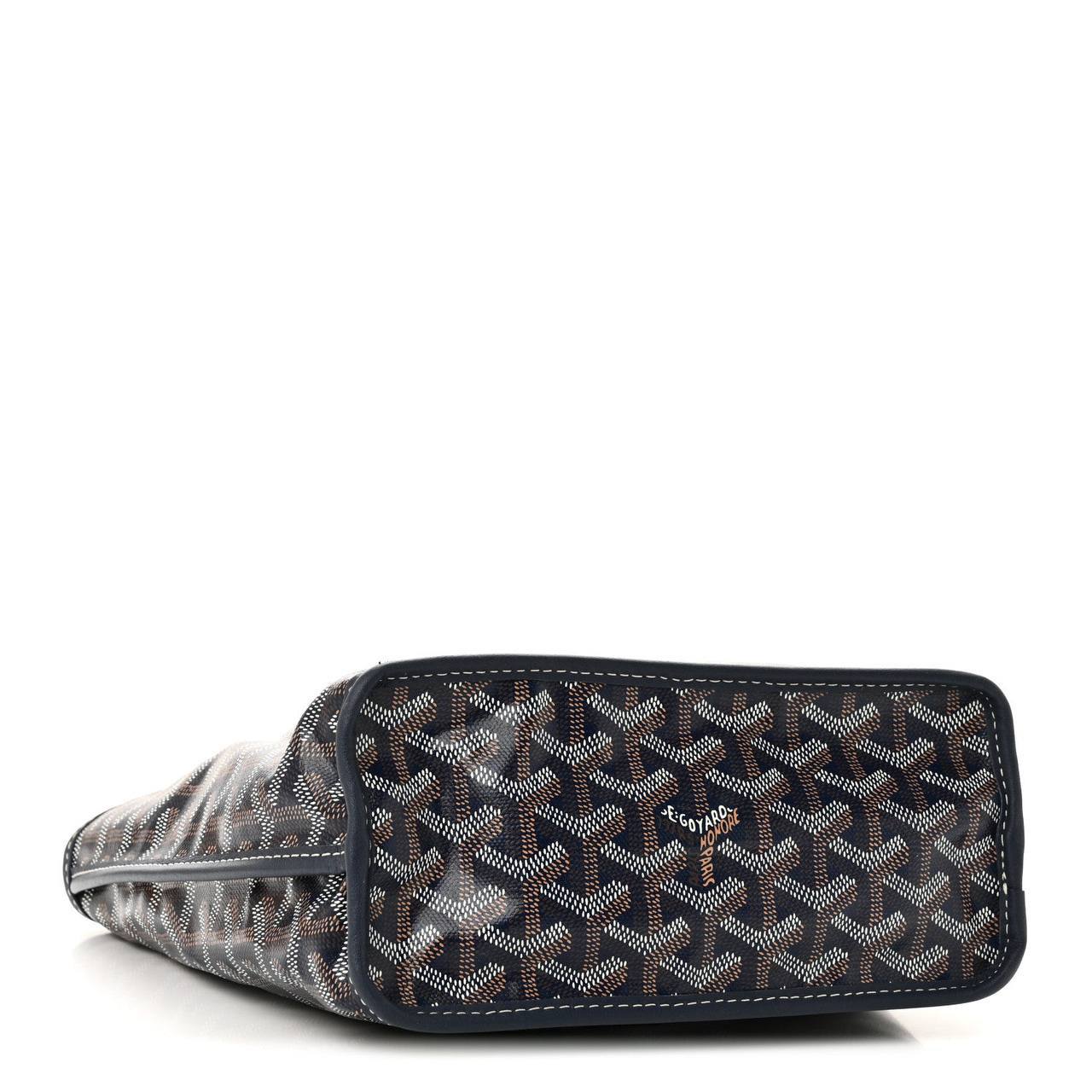 Chevron Print Tote Bag with Matching Pouch