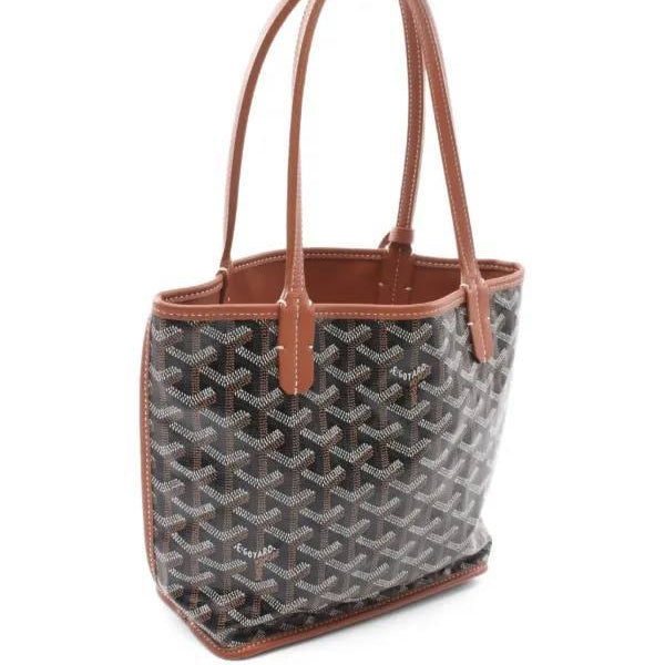 Chevron Print Tote Bag with Matching Pouch