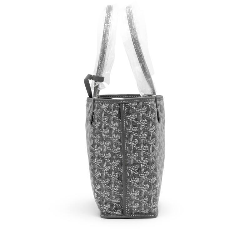 Chevron Print Tote Bag with Matching Pouch