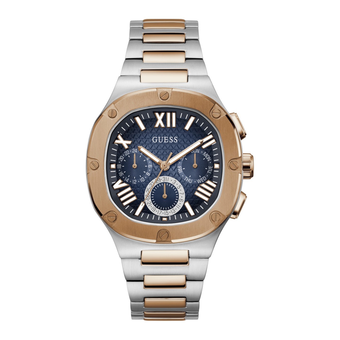 Guess Men's Multifunction Stainless Steel Two-Tone Watch