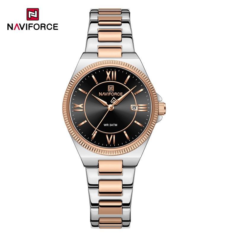 NAVIFORCE Two-Tone Stainless Steel Analog Watch