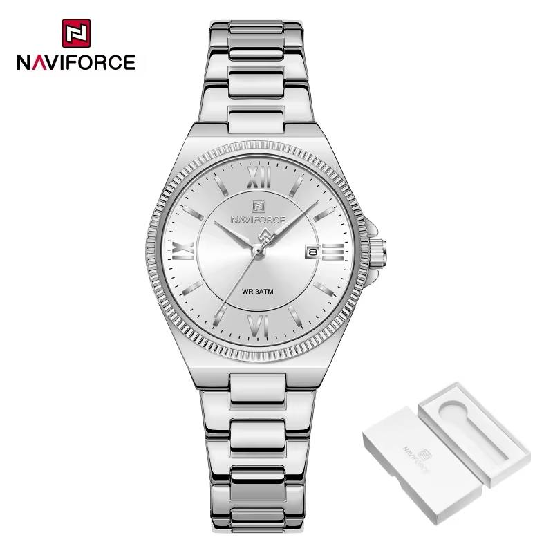 NAVIFORCE Two-Tone Stainless Steel Analog Watch