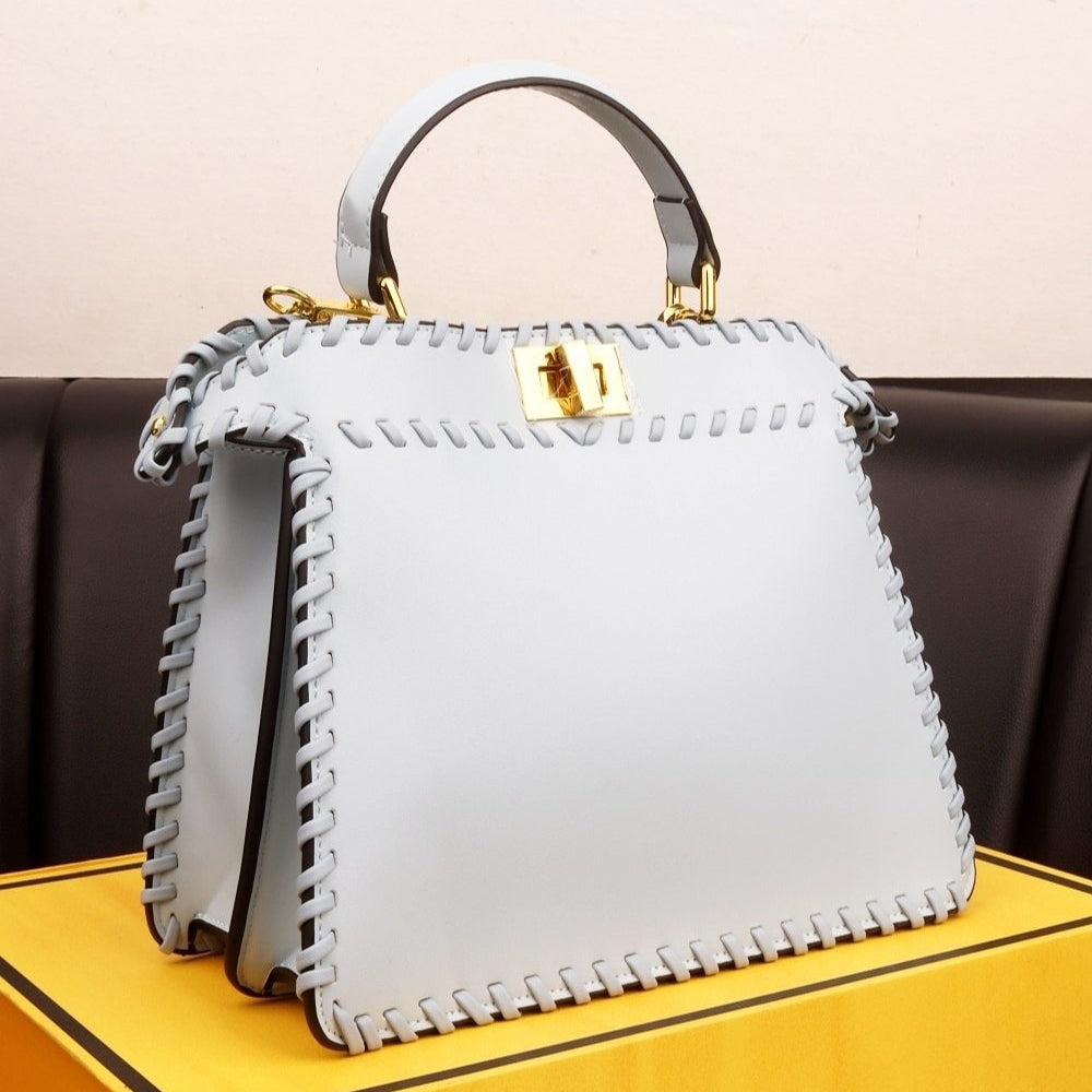 Fendi Mirror Original Woven Chain Handbag