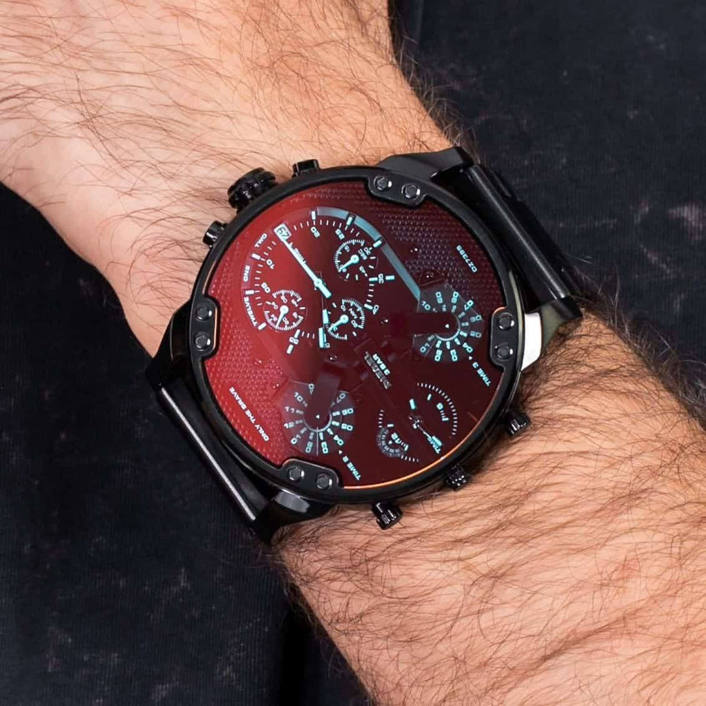Diesel Mr. Daddy 2.0 Chronograph with Red Gradient Dial