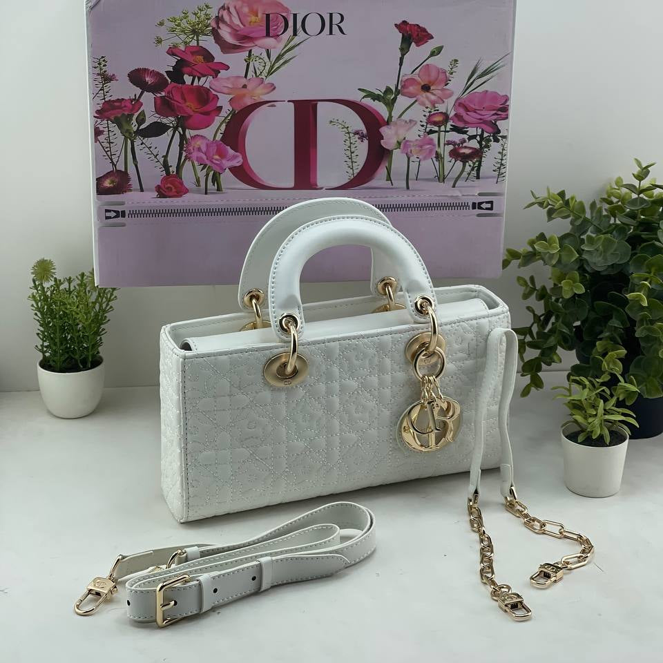 Dior Lady D-Joy Bag in balck and white Cannage Leather 🖤👜✨