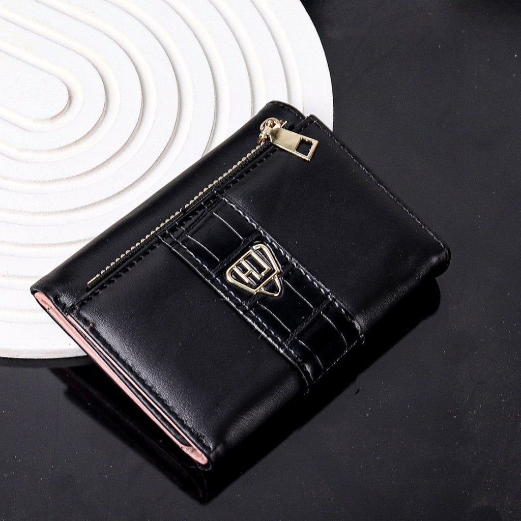 Classic Bi-Fold Wallet 💼 in Brown, Beige, & Black 🖤