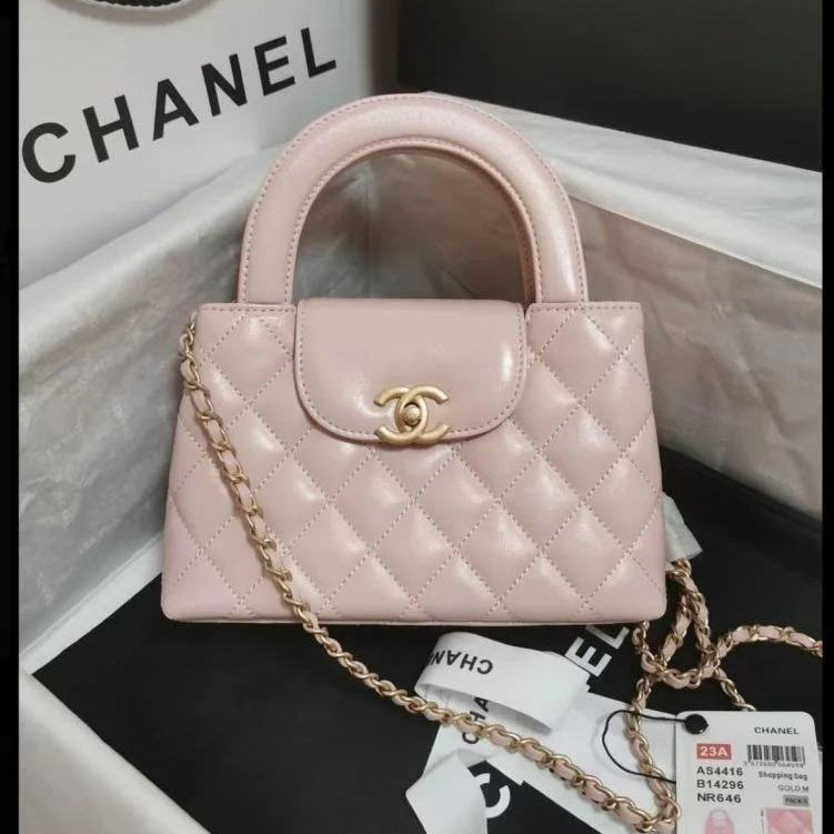 CHANEL Top Handle Bag: Beige, Burgundy, Black, Pink 💖👜