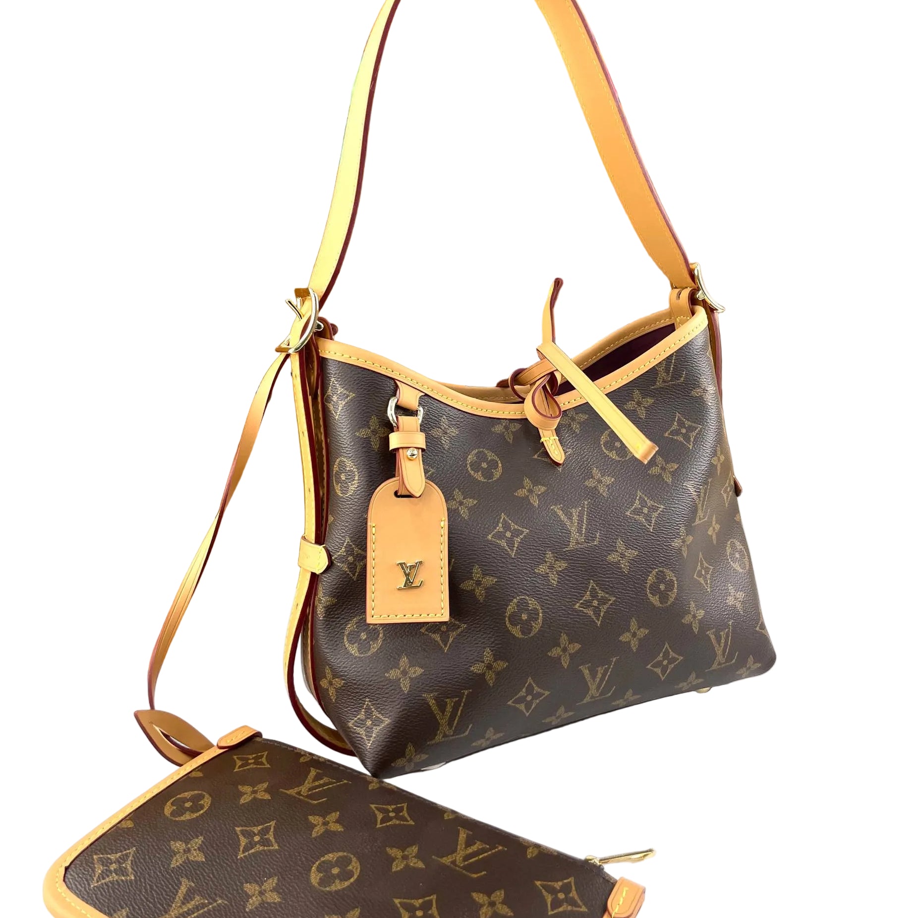 Louis Vuitton Monogram Graceful PM Shoulder Bag with Pouch 👜✨🤎