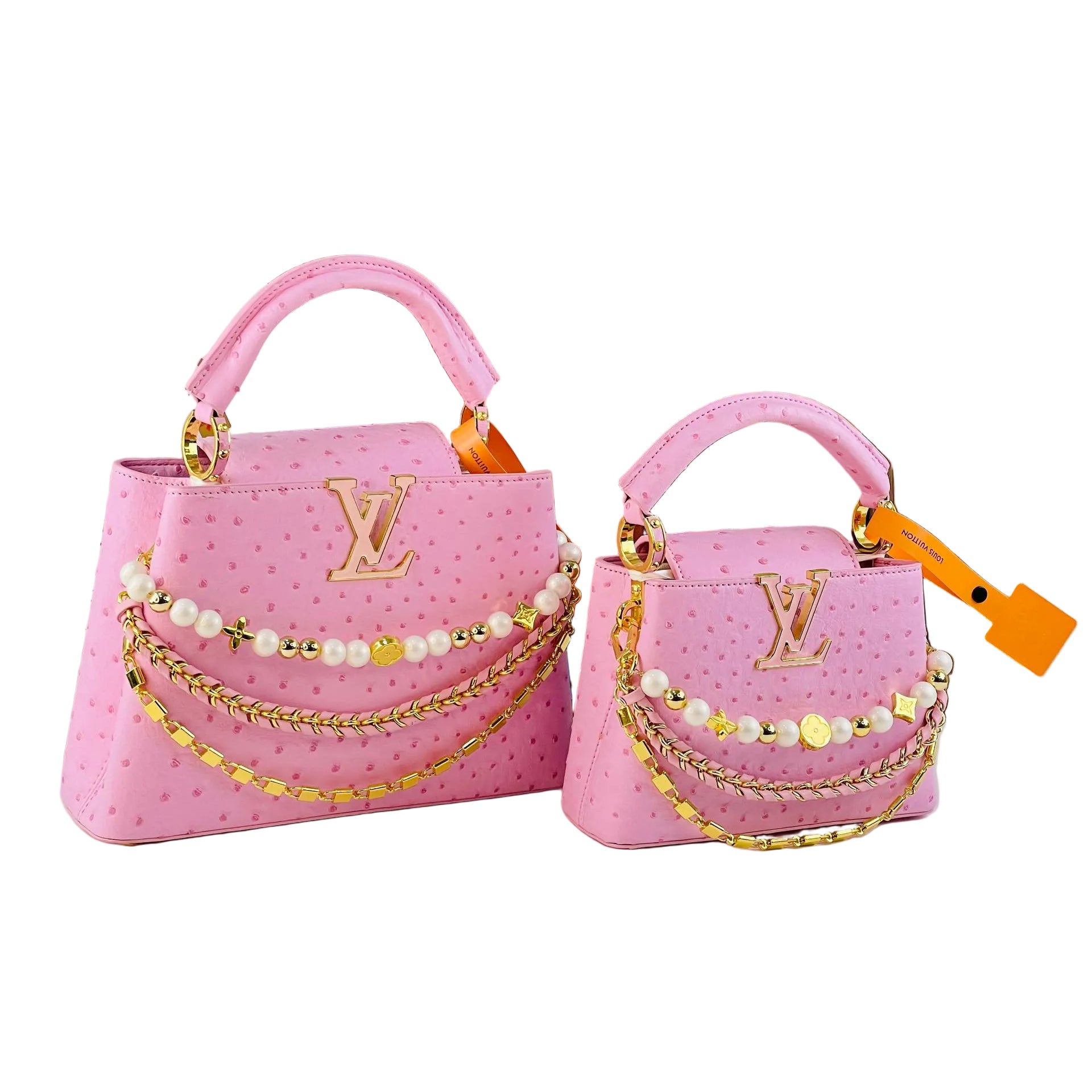 Louis Vuitton Capucines BB Ostrich Leather Handbag 👜✨🌸