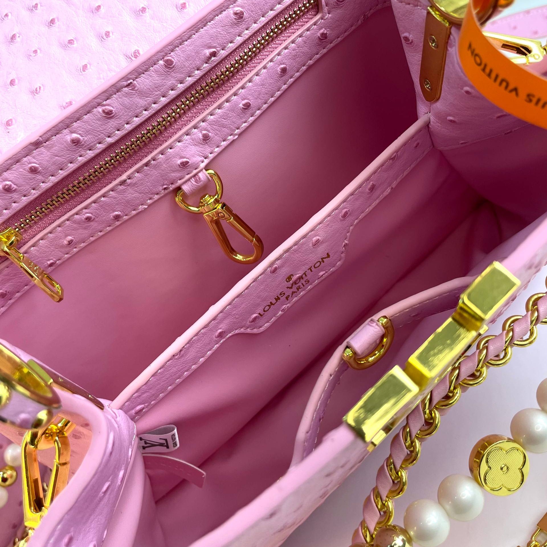 Louis Vuitton Capucines BB Ostrich Leather Handbag 👜✨🌸