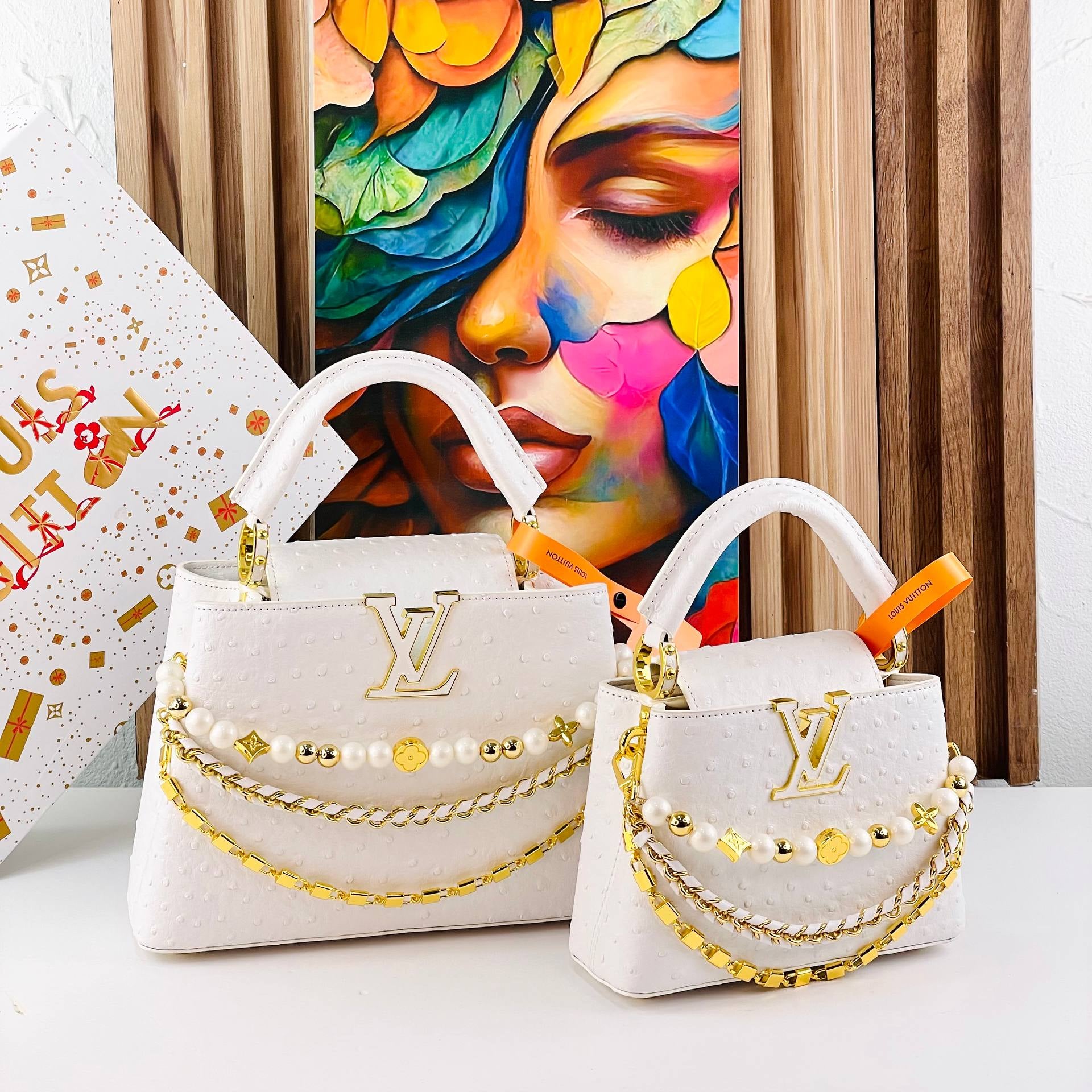 Louis Vuitton Capucines BB Ostrich Leather Handbag 👜✨🌸
