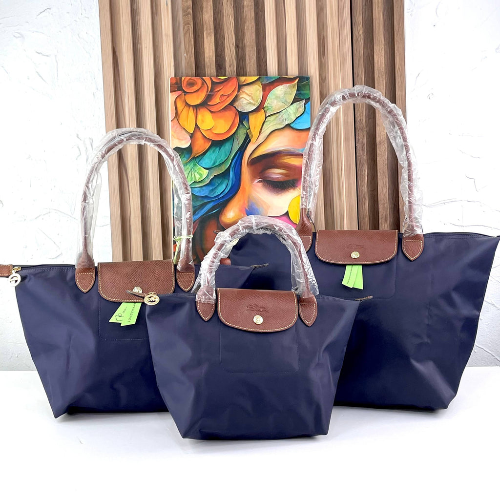 Longchamp Le Pliage Large Shoulder Bag in Navy Blue 👜✨🎨