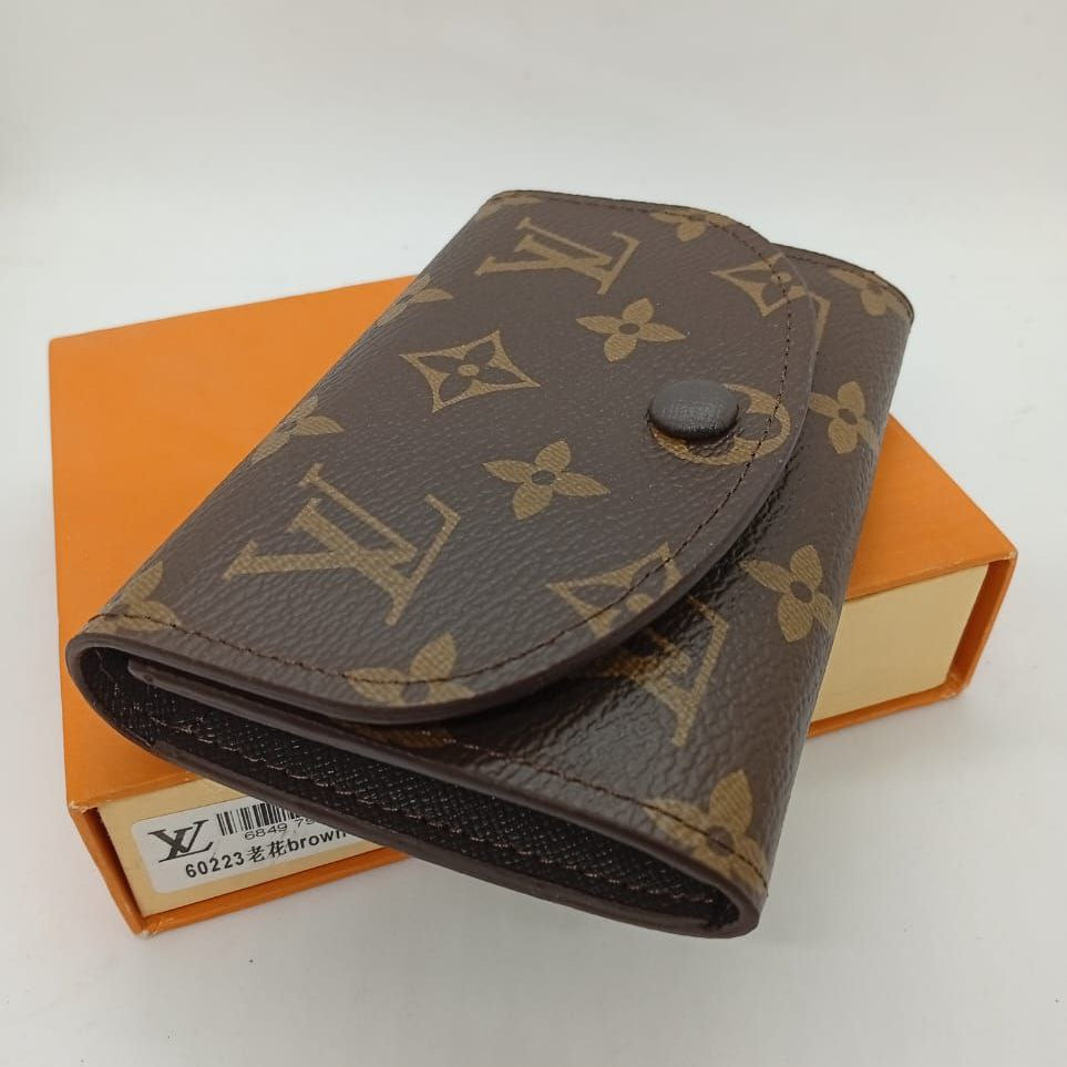 Louis Vuitton Monogram Victorine Wallet with Black Press Stud 👜🤎✨
