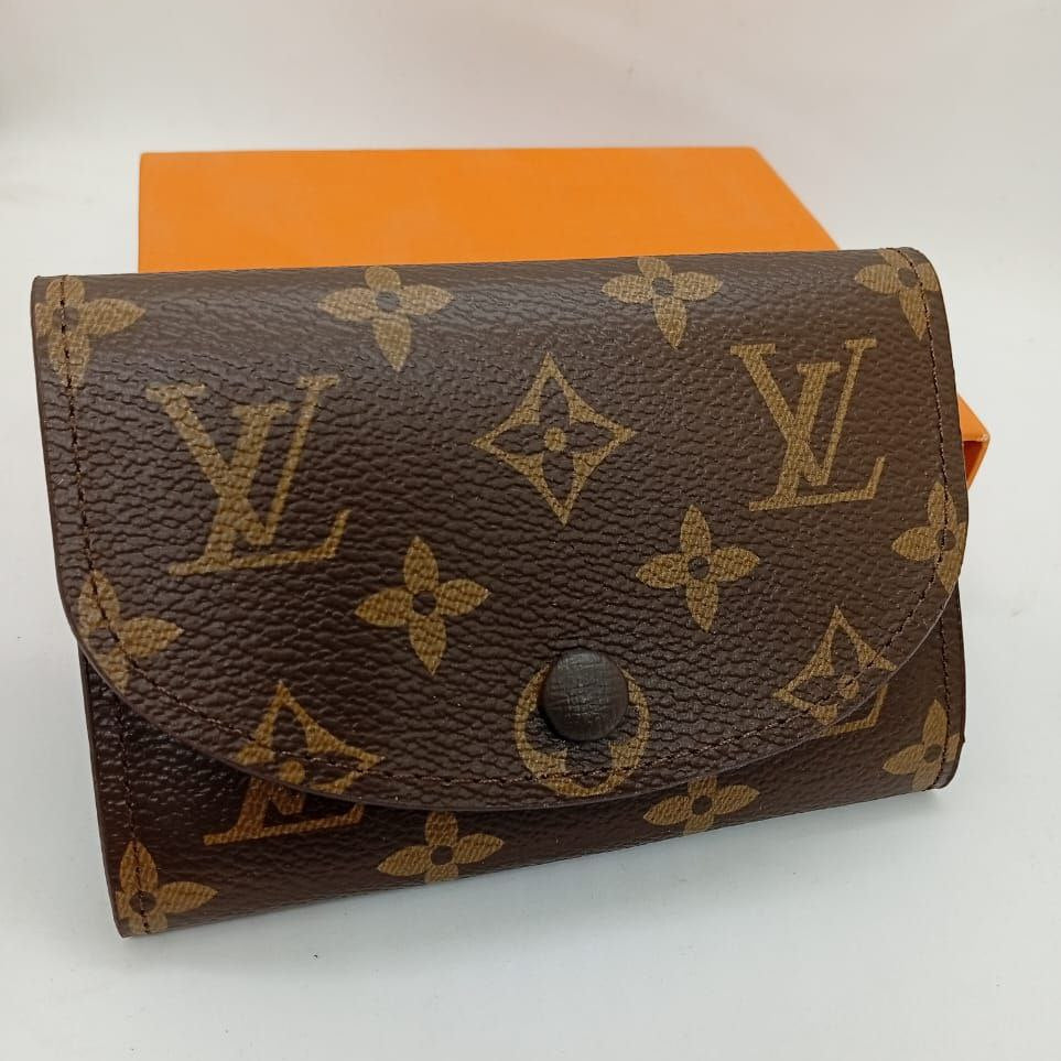 Louis Vuitton Monogram Victorine Wallet with Black Press Stud 👜🤎✨
