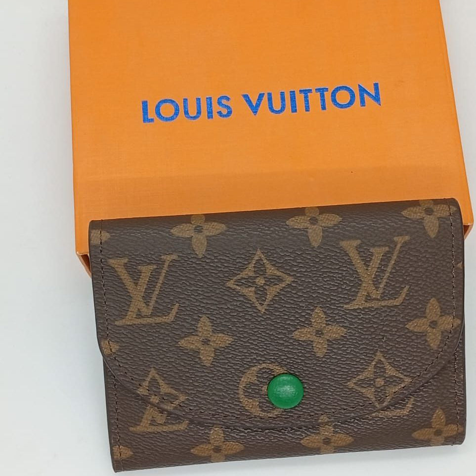 Louis Vuitton Monogram Victorine Wallet with Black Press Stud 👜🤎✨