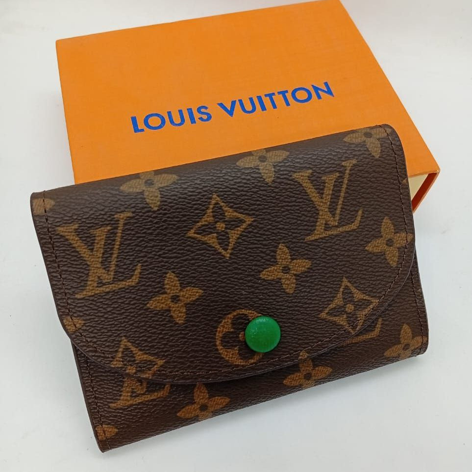Louis Vuitton Monogram Victorine Wallet with Black Press Stud 👜🤎✨