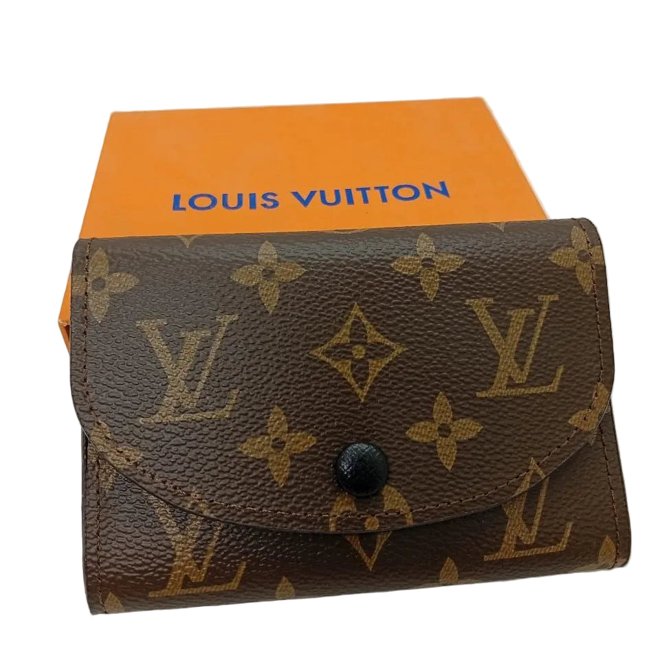 Louis Vuitton Monogram Victorine Wallet with Black Press Stud 👜🤎✨