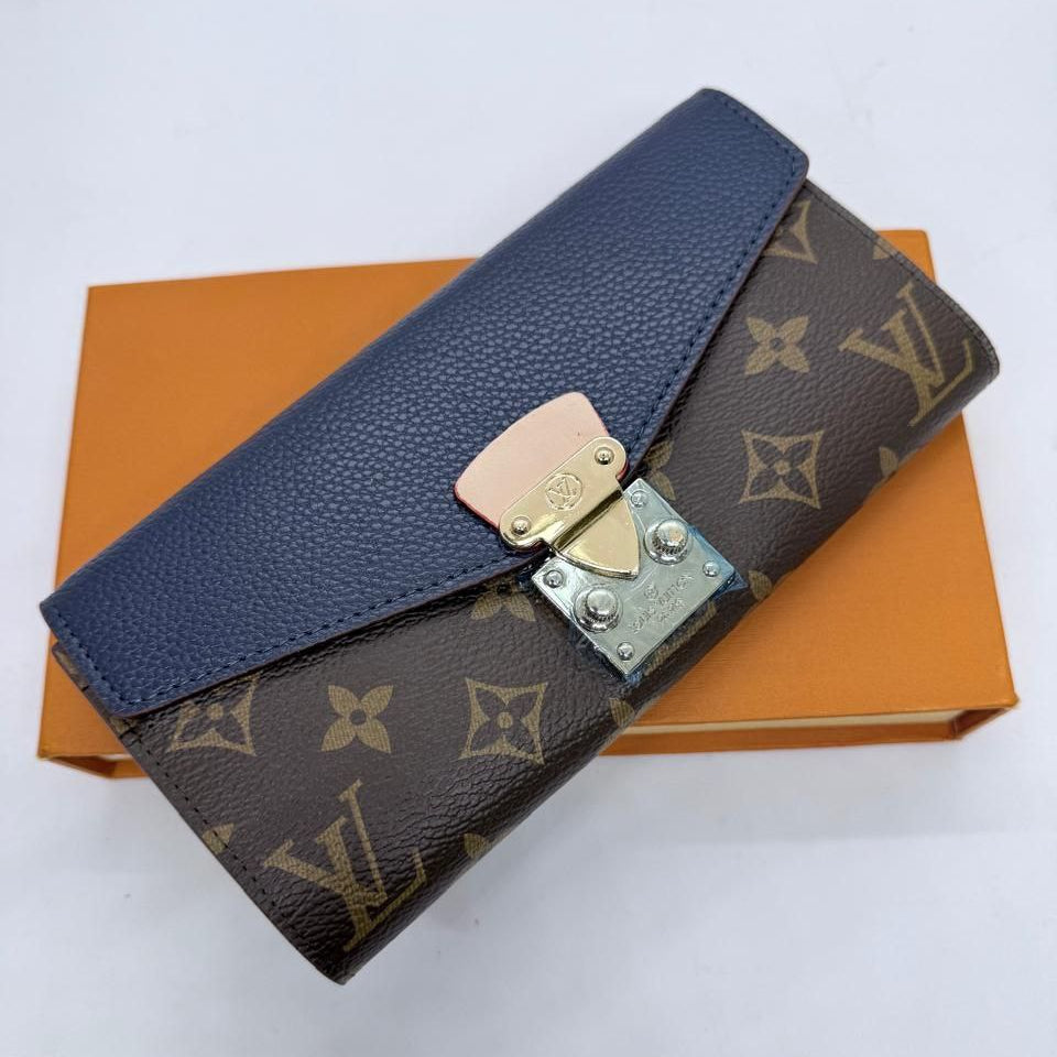 Louis Vuitton Monogram Pallas Wallet with Pink Leather Flap 👜🌸✨