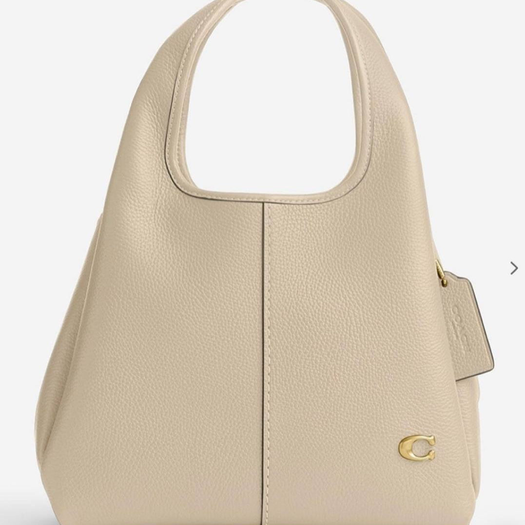 COACH Lana: Chic Shoulder Bag 🖤👜 in Beige, Black, Taupe
