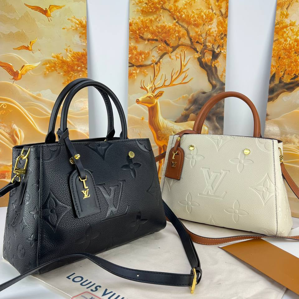 Louis Vuitton Monogram Empreinte Embossed Leather Bag 👜✨