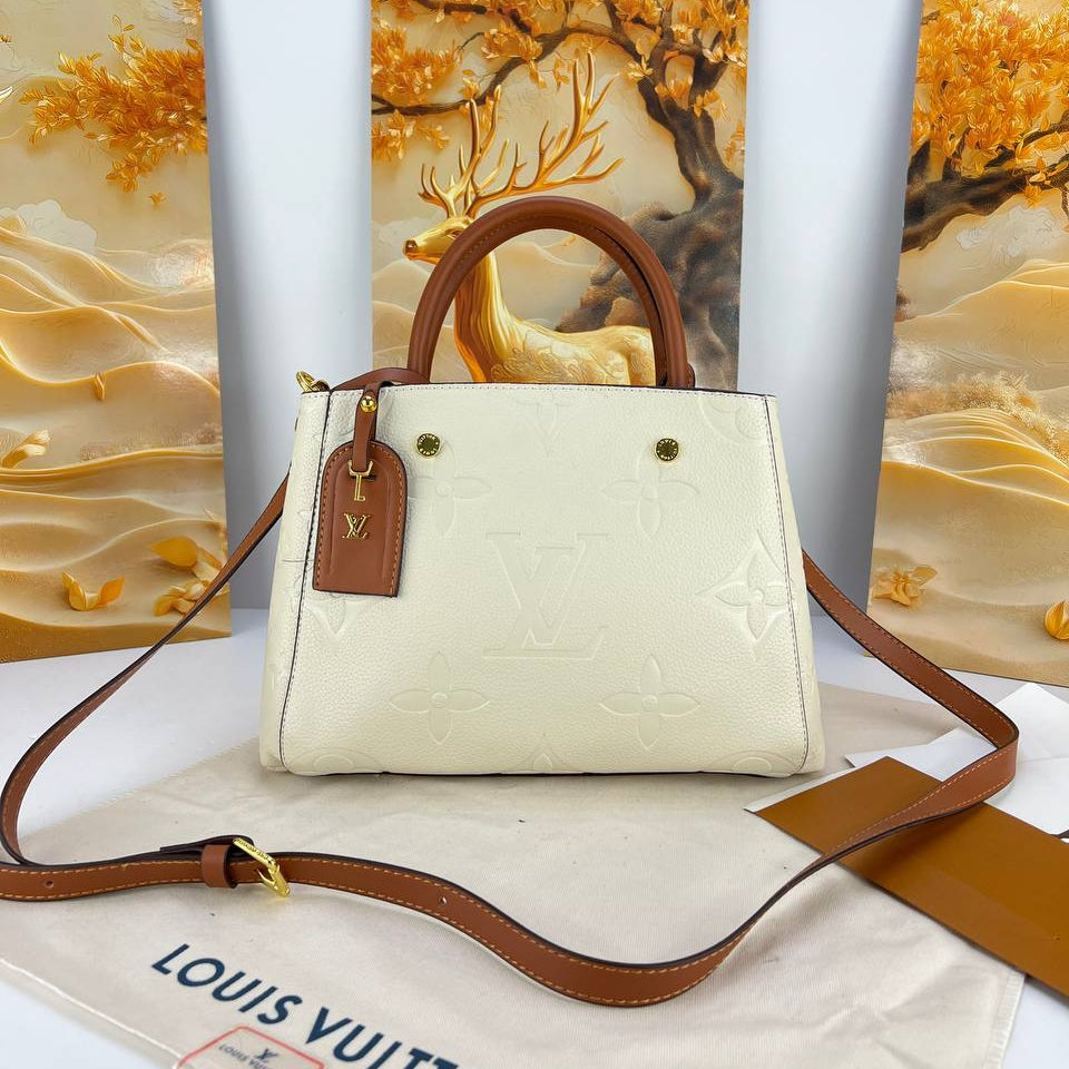 Louis Vuitton Monogram Empreinte Embossed Leather Bag 👜✨