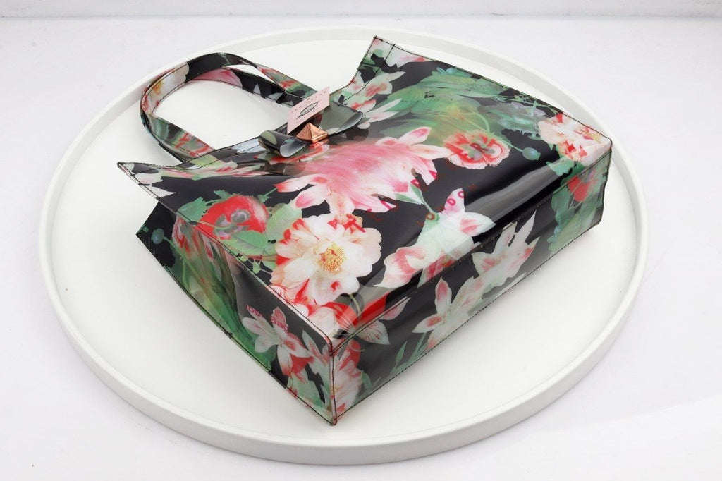 Ted Baker Floral Mirror Tote Bag in Multi-color Silicone 🌸👜