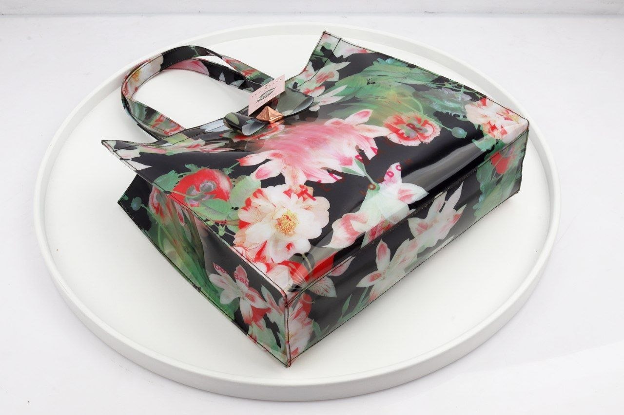 Ted Baker Floral Mirror Tote Bag in Multi-color Silicone 🌸👜