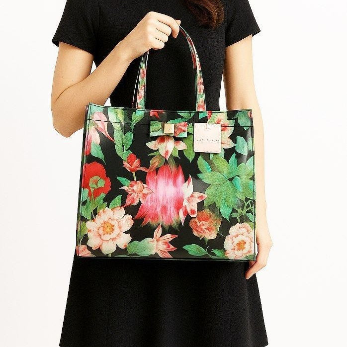 Ted Baker Floral Mirror Tote Bag in Multi-color Silicone 🌸👜