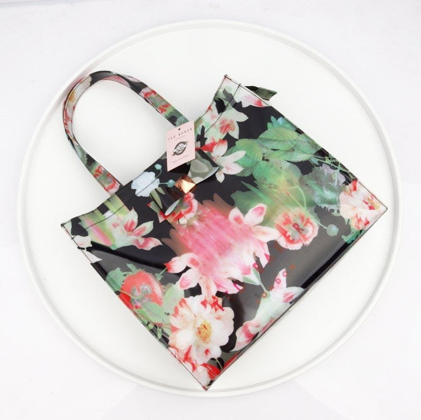 Ted Baker Floral Mirror Tote Bag in Multi-color Silicone 🌸👜