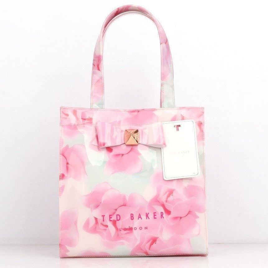 Ted Baker Floral Silicone Tote Bag with Signature Bow Detail 🌸👜