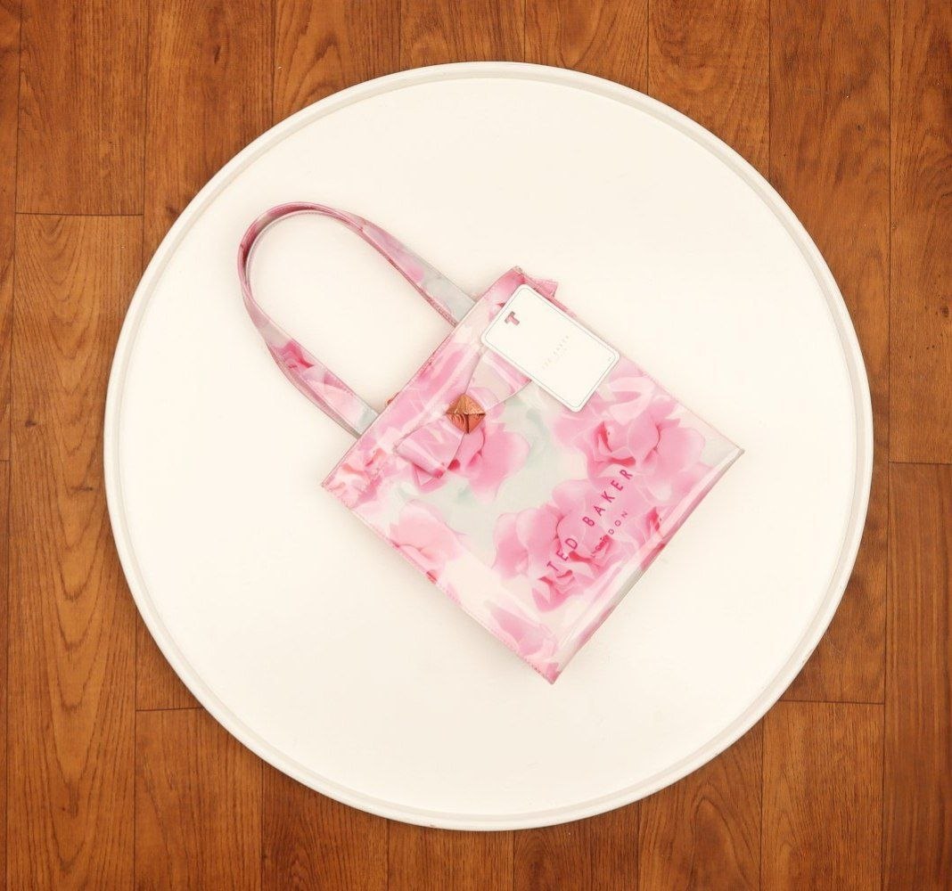 Ted Baker Floral Silicone Tote Bag with Signature Bow Detail 🌸👜