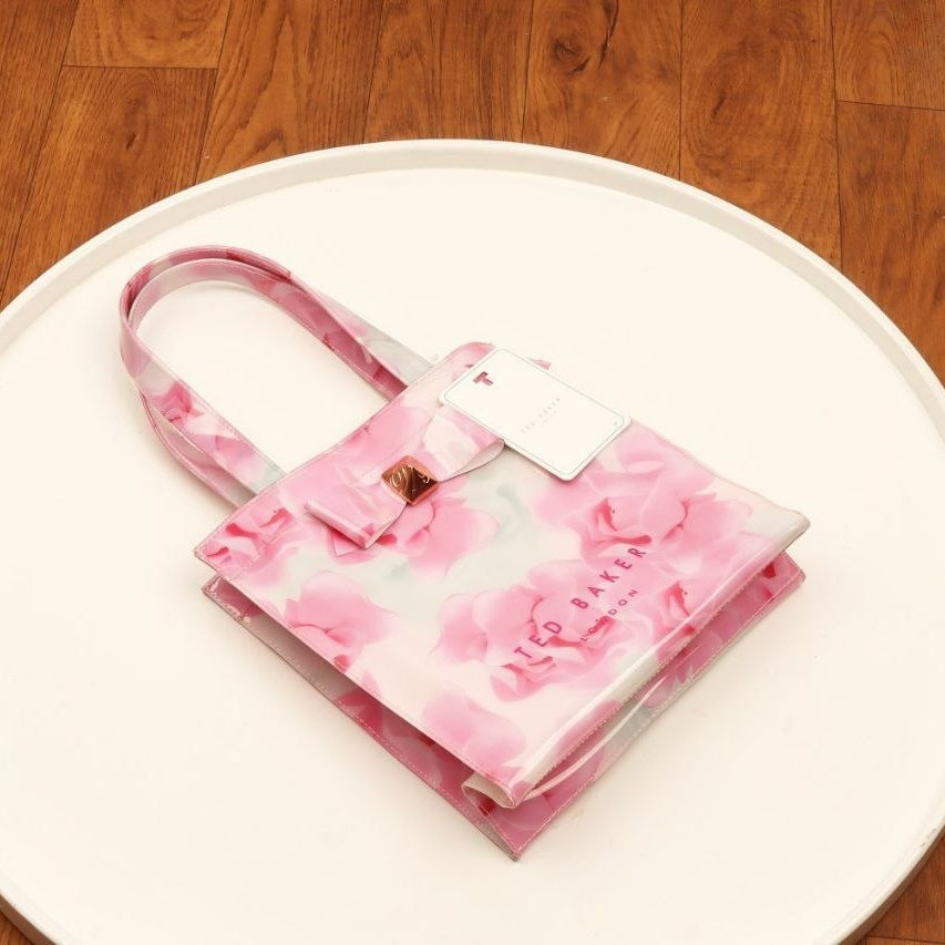 Ted Baker Floral Silicone Tote Bag with Signature Bow Detail 🌸👜