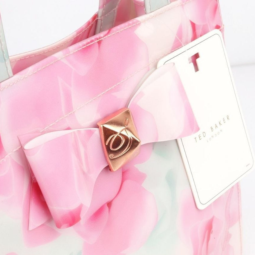 Ted Baker Floral Silicone Tote Bag with Signature Bow Detail 🌸👜
