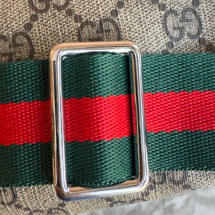 Gucci GG Monogram Belt Bag in Classic Beige and Brown Canvas 👜✨