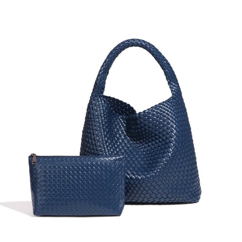 Bottega Inspired Woven Tote Bag with Matching Pouch 👜✨