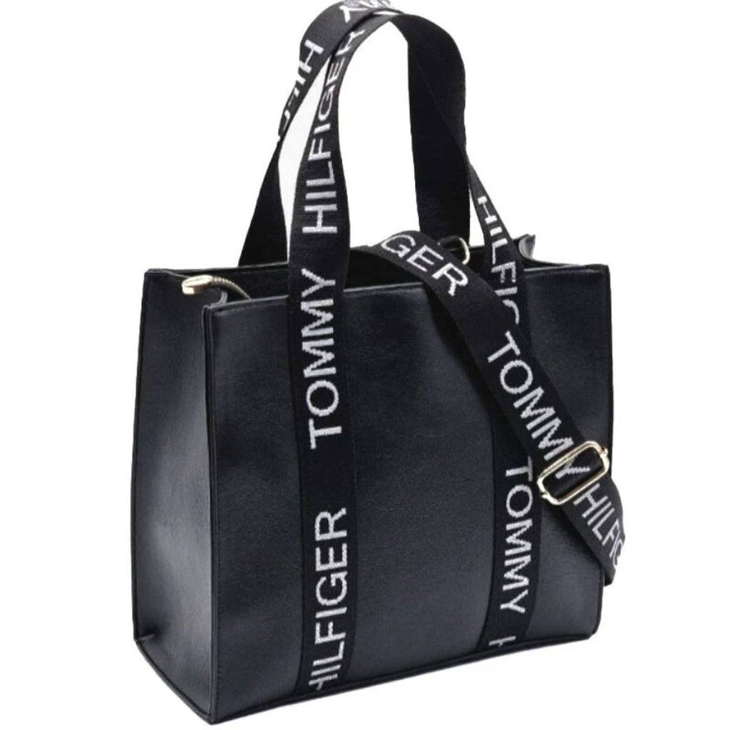 Tommy Hilfiger Jeans Logo Strap Tote Bag in Cream 👜✨