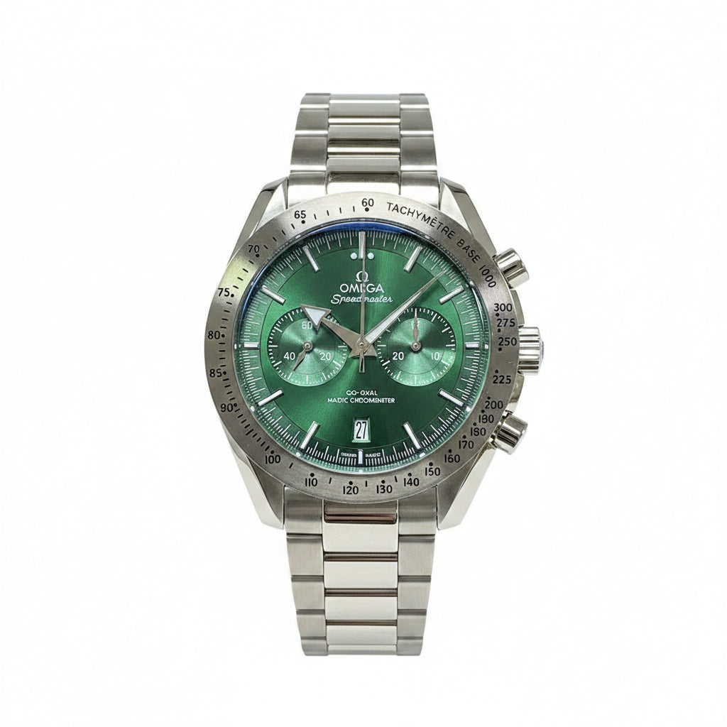 Omega Speedmaster Co-Axial Master Chronometer Green Dial Watch