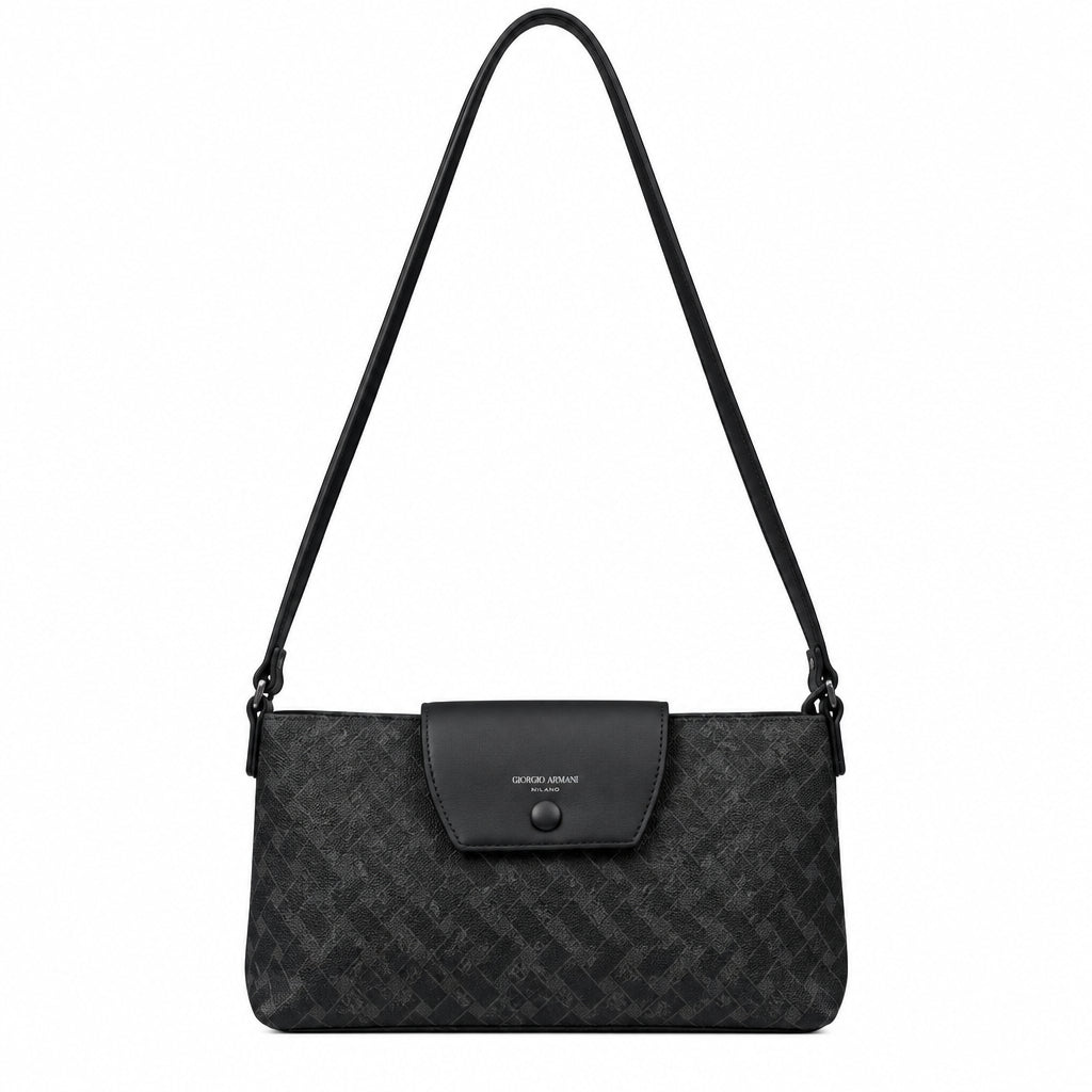 David Jones Signature Pattern Crossbody Bag